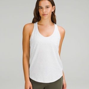 Lululemon Love Tank Top, Heathered Core Ultra Light Grey, Size 4- NWT